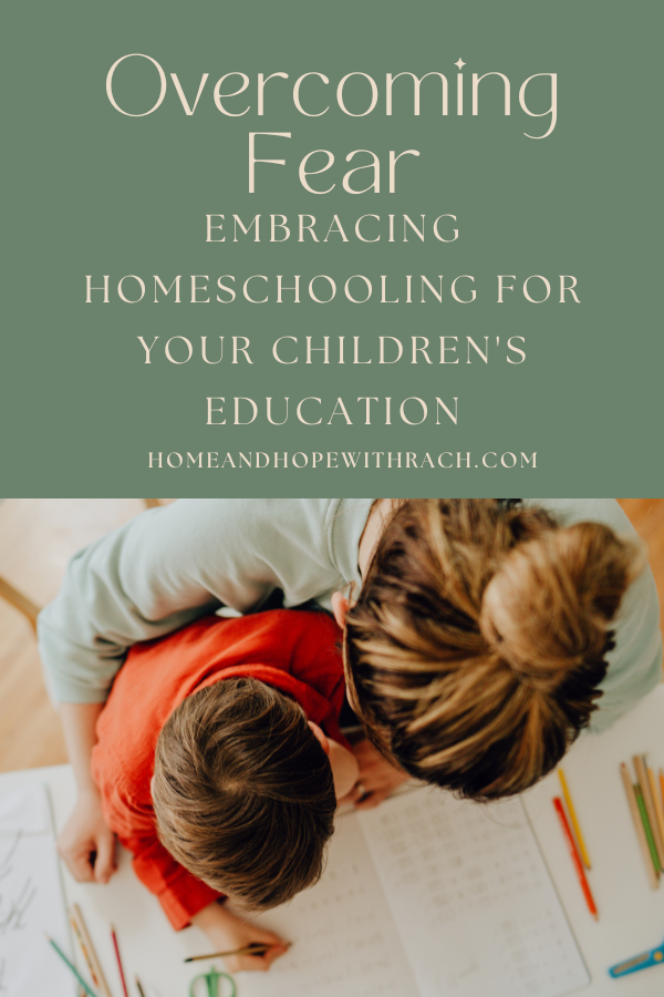 mother hugging homeschool child writing
