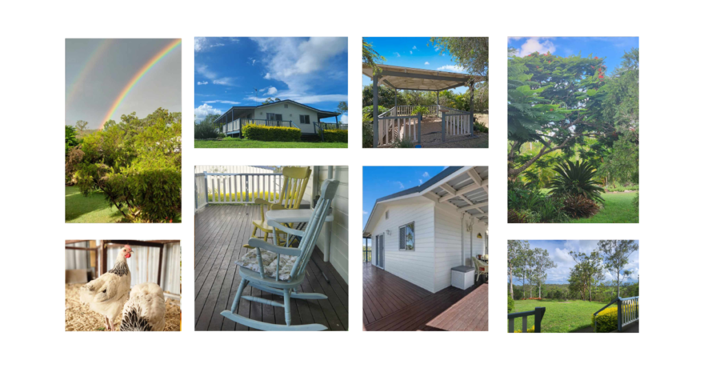 Home and Hope Homestead pictures porches garden and chicken coop